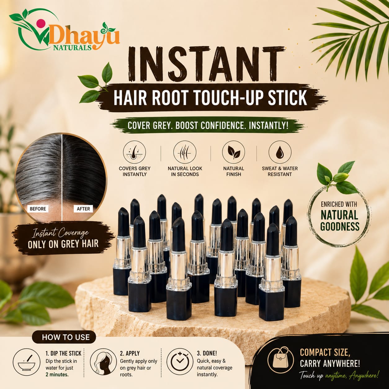 Instant Hair colour Touch up