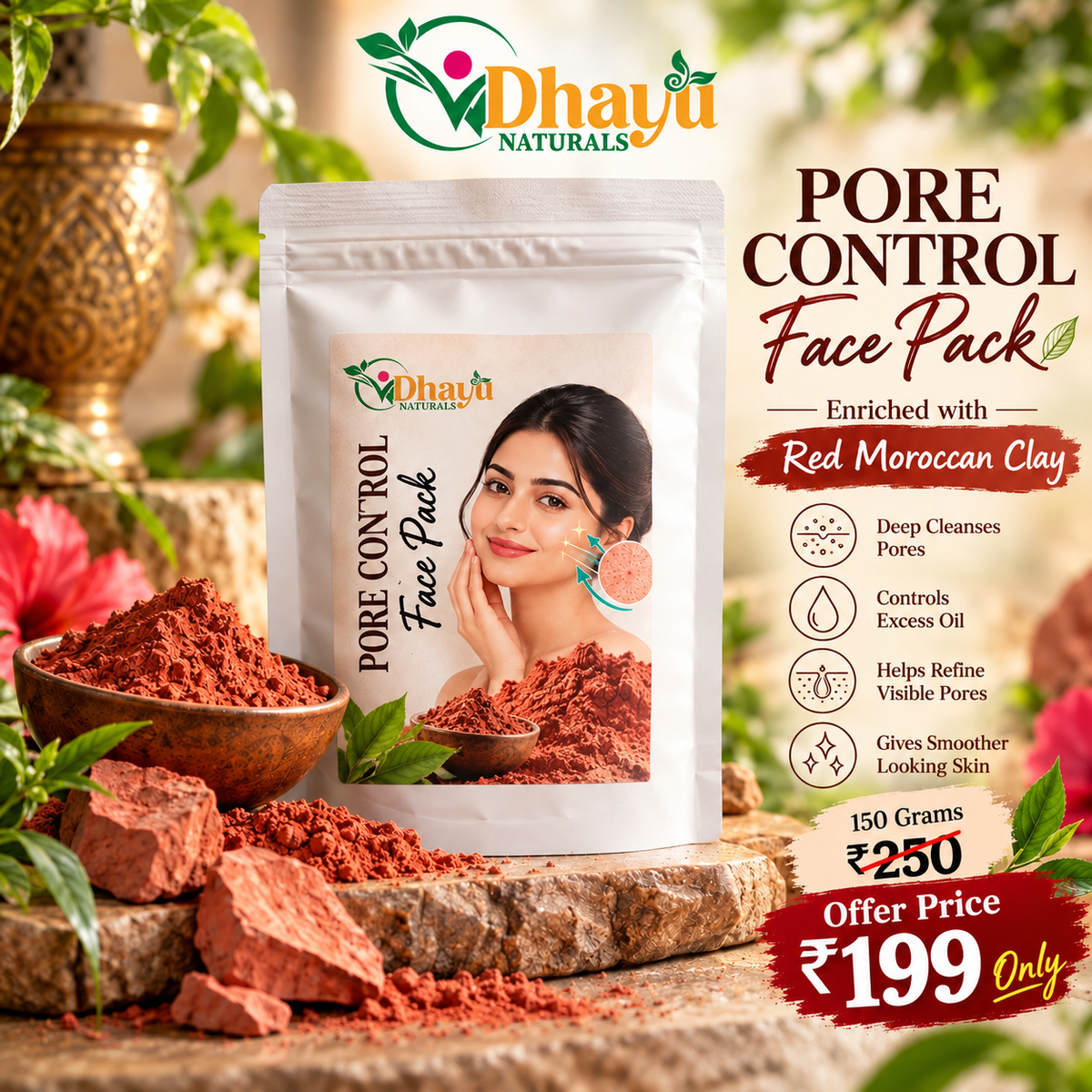 Pores Control Face Pack