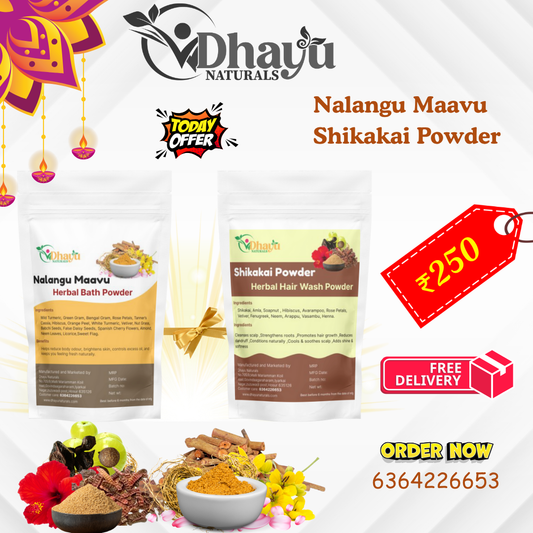 Nalangumaavu and Shikakai Special Diwali Combo