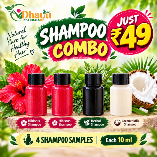 Shampoo Combo – 4 Samples at Just ₹49